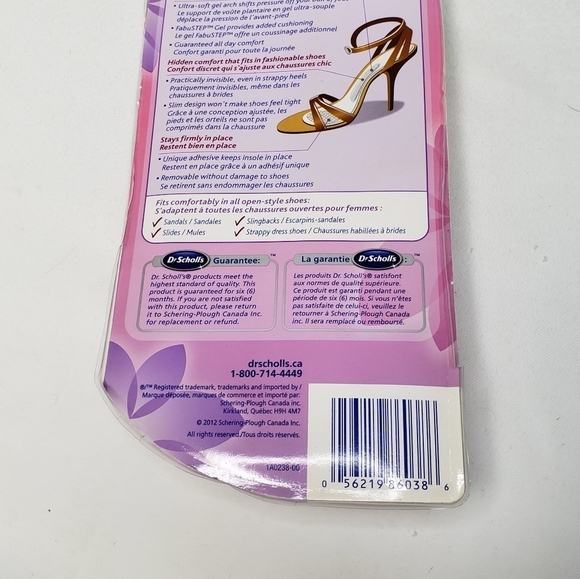 Dr Scholls For Her High Heel Insoles NEW One Pair Size 6-10 - Picture 4 of 9